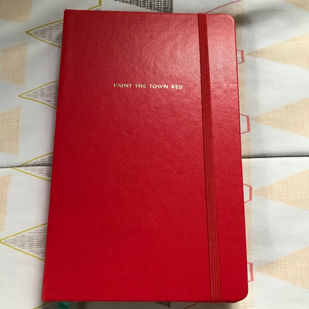 Brand New "Paint the Town Red" Kate Spade Notebook